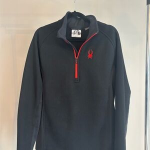 Spyder Black Fleece Pullover